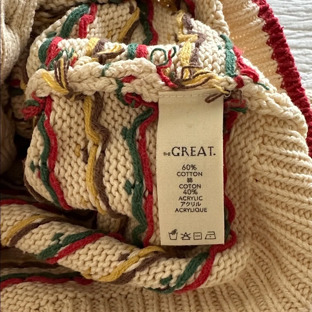 THE GREAT. Ornament Cardigan - Picture 5 of 5